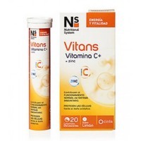 NS VITANS VITAMINA C  ZINC 20 COMPRIMIDOS EFERVESCENTES