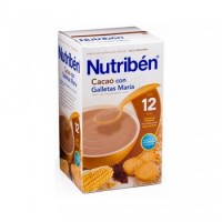 NUTRIBEN PAPILLA CACAO CON GALLETAS MARIA 600 G