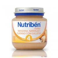 NUTRIBEN MANZANA NARANJA PLATANO Y GALLETA POTITO INICIO...