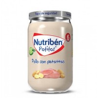 Nutriben potito pollo con patatitas 235 gramos