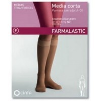 FARMALASTIC MEDIA CORTA COMPRESIÓN FUERTE TRP