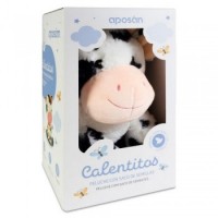 APOSAN CALENTITOS PELUCHE VACA CON SACO DE SEMILLAS 2