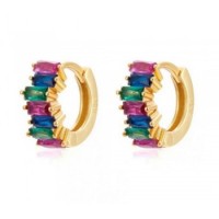 MIMILO PENDIENTE AROS COLORINES