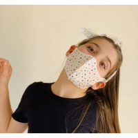 MASCARILLA 35 AÑOS REUTILIZABLE HOMOLOGADA TOPITOS  LAZO...
