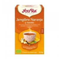 YOGI TEA JENGIBRE NARANJA Y VAINILLA 17 BOLSITAS