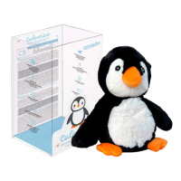 APOSAN CALENTITOS PELUCHE PINGUINO CON SACO DE SEMILLAS