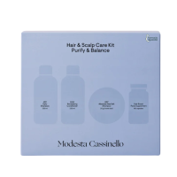 MODESTA CASSINELLO COFRE PURIFICANTE Y EQUILIBRANTE (CHAMPU H01+ACONDICIONADOR H04+CHAMPU DE SAL H07+HAIR BOOST)