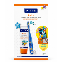 VITIS KIDS GEL DENTIFRICO 50ML + CEPILLO +REGALO LIBRO...