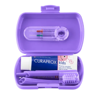 CURAPROX KIDS SET DE VIAJE MORADO BARCO