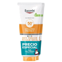EUCERIN DUPLO KIDS CREMA SOLAR TOQUE SECO (200ML + 200ML)