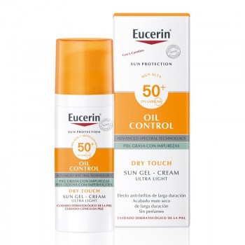 eucerin sun gel crema oil control spf50 50ml