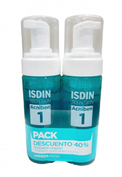 isdin-acniben-limpiador-purificante-espuma-pack-dto-40-150-ml
